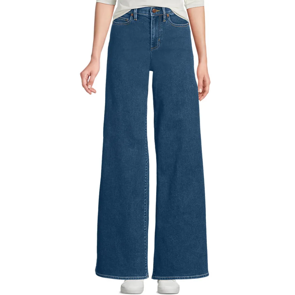 Recover Jeans High Waist mit extraweitem Bein für Damen