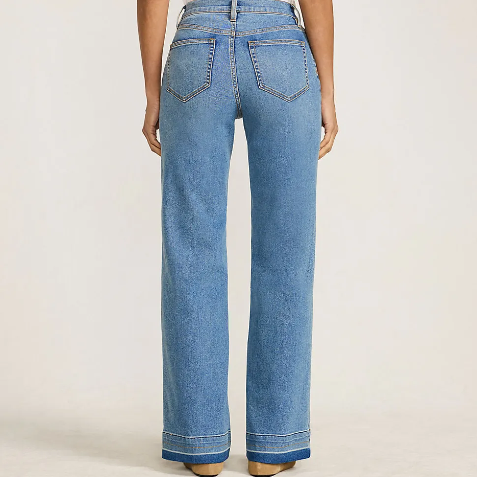 Recover Jeans High Waist mit weitem Bein