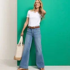 Recover Jeans High Waist mit weitem Bein