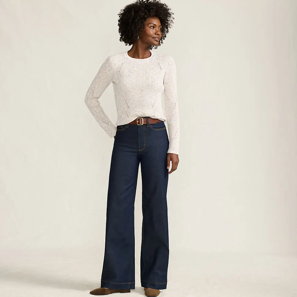 Recover Jeans High Waist mit weitem Bein