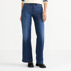 Recover Jeans High Waist mit weitem Bein