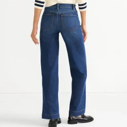 Recover Jeans High Waist mit weitem Bein