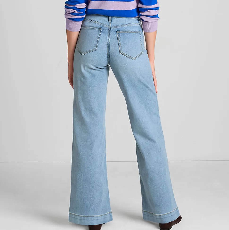Recover Jeans High Waist mit weitem Bein