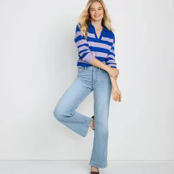 Recover Jeans High Waist mit weitem Bein