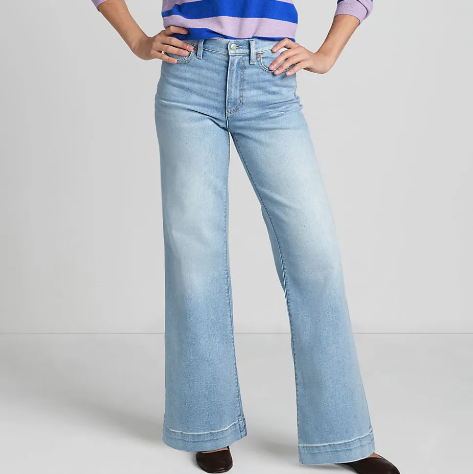 Recover Jeans High Waist mit weitem Bein