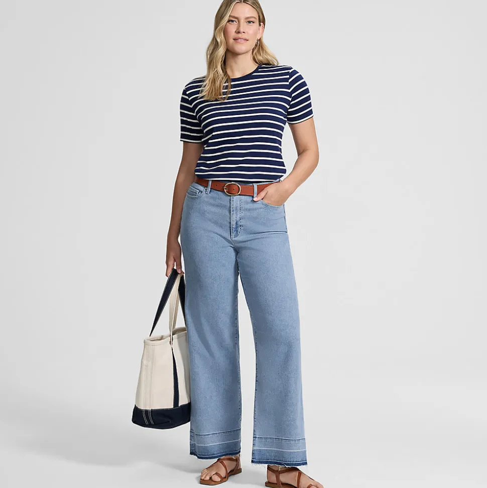 Recover Jeans High Waist mit weitem Bein