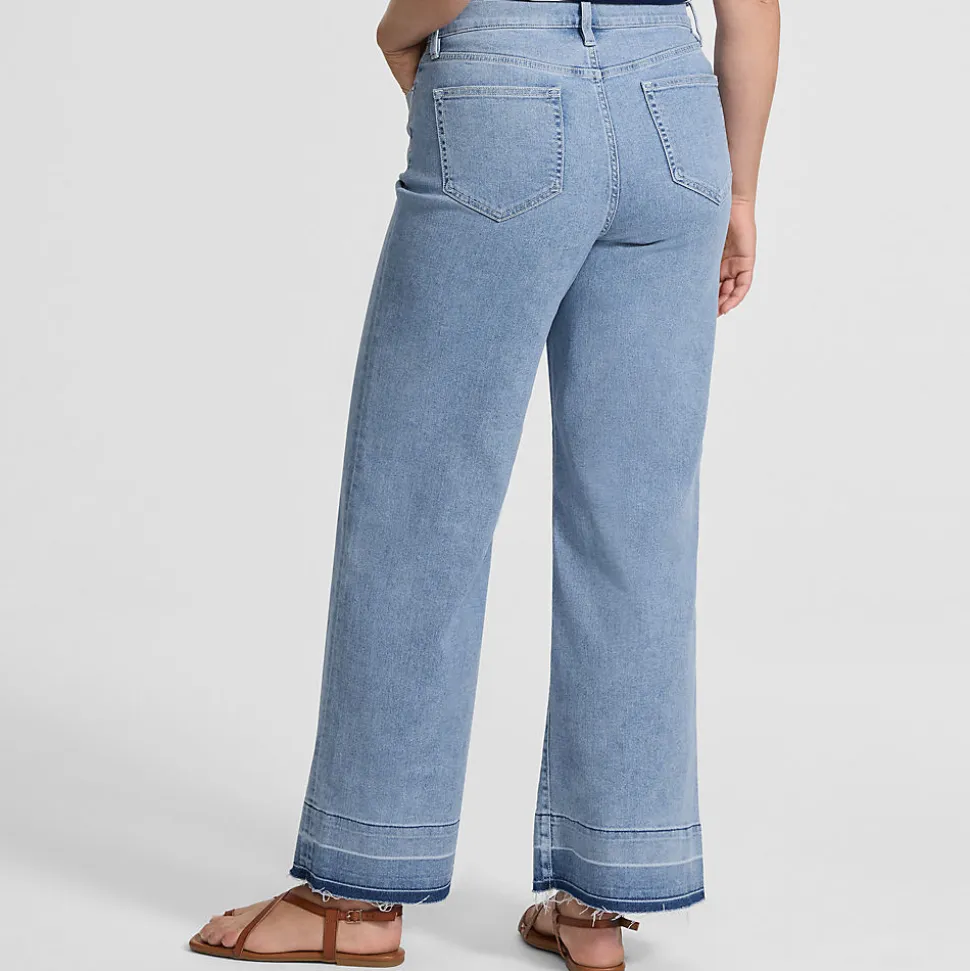 Recover Jeans High Waist mit weitem Bein