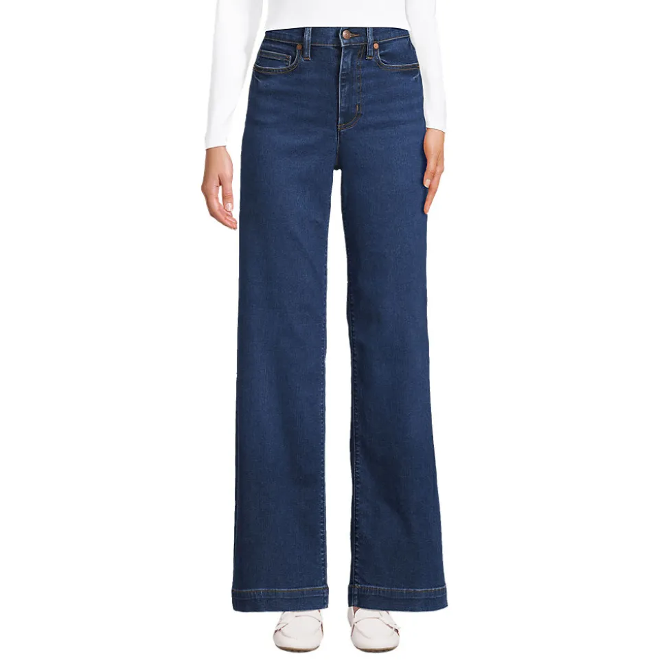 Recover Jeans High Waist mit weitem Bein