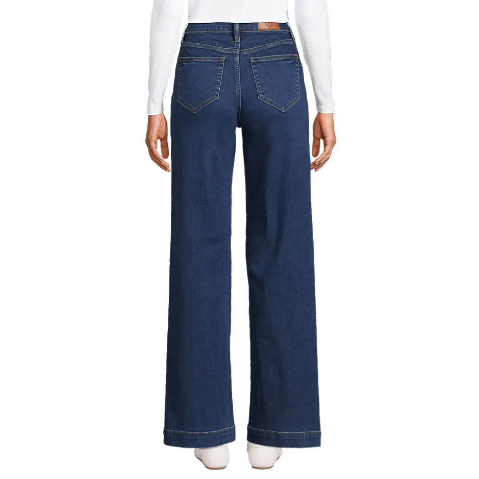 Recover Jeans High Waist mit weitem Bein