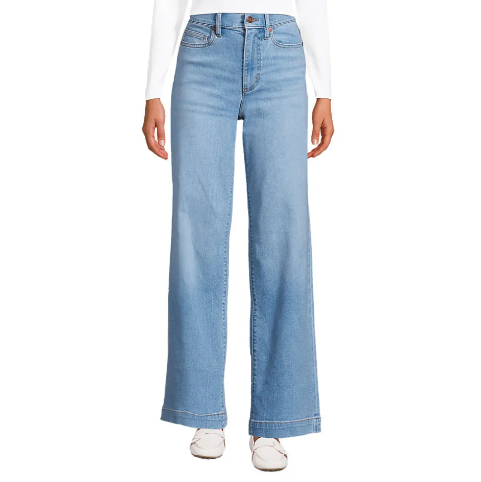 Recover Jeans High Waist mit weitem Bein