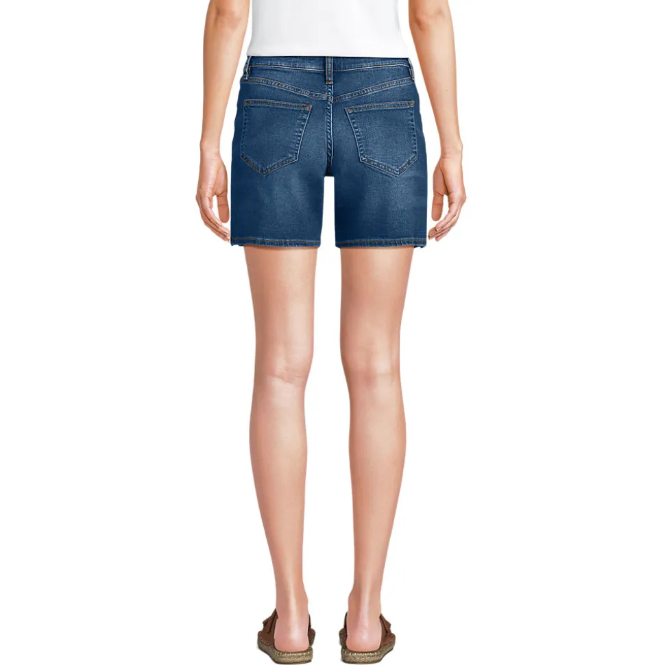 Recover Jeansshorts Mid Waist 18 cm für Damen