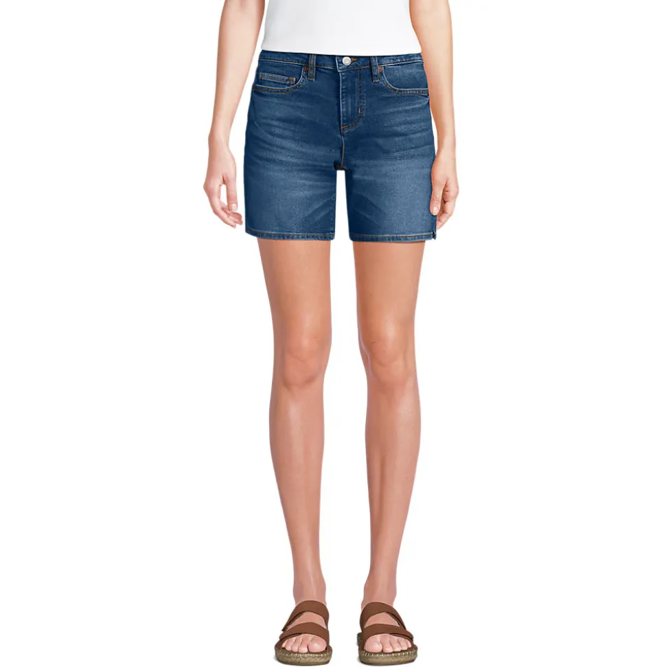 Recover Jeansshorts Mid Waist 18 cm für Damen
