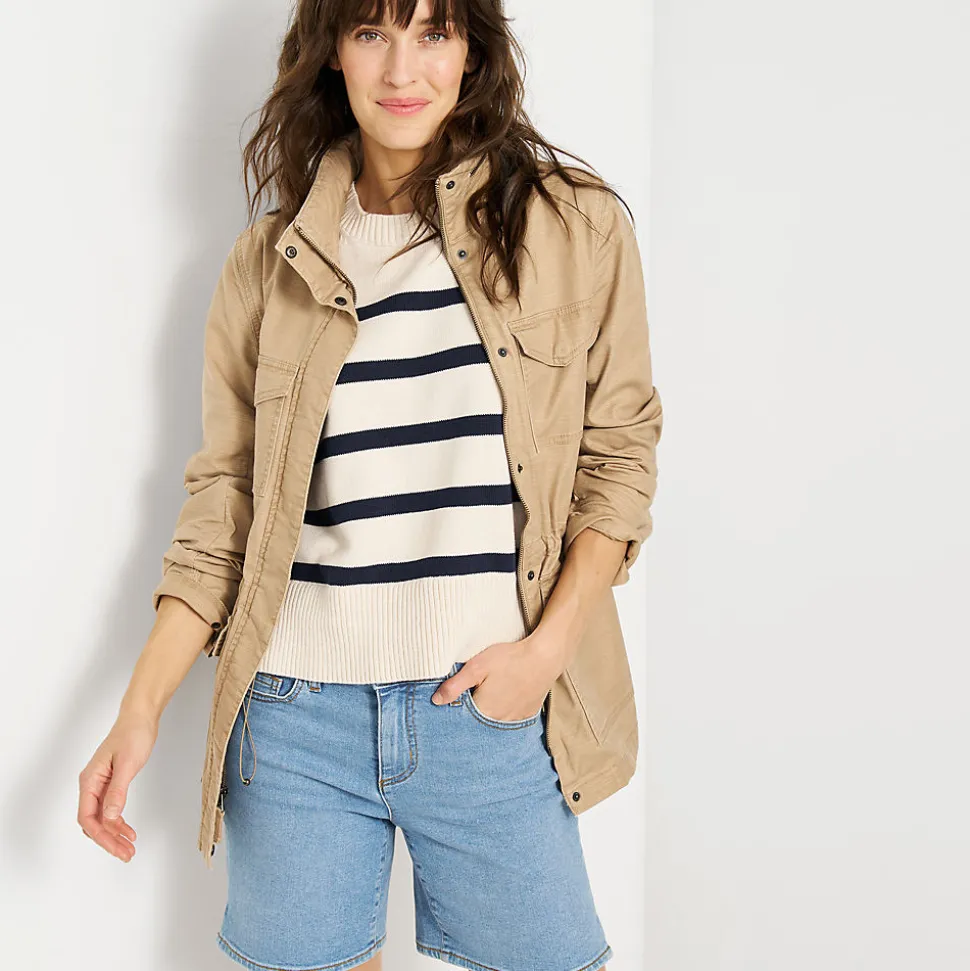 Recover Jeansshorts Mid Waist 18 cm für Damen