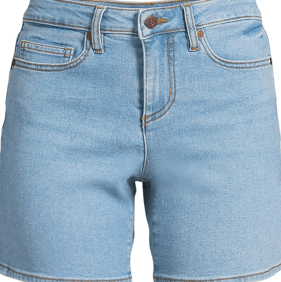 Recover Jeansshorts Mid Waist 18 cm für Damen