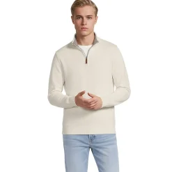 Reißverschluss-Pullover aus Bedford-Ripp für Herren