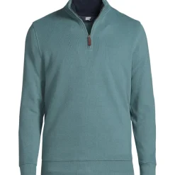 Reißverschluss-Pullover aus Bedford-Ripp für Herren
