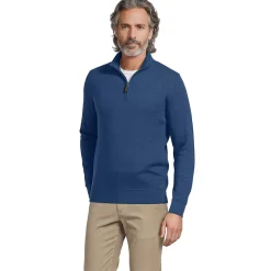 Reißverschluss-Pullover aus Bedford-Ripp für Herren