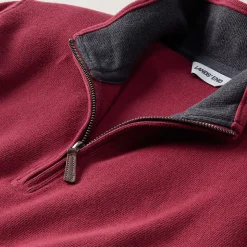 Reißverschluss-Pullover aus Bedford-Ripp für Herren