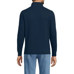 Reißverschluss-Pullover aus Bedford-Ripp für Herren