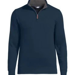 Reißverschluss-Pullover aus Bedford-Ripp für Herren