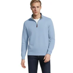 Reißverschluss-Pullover aus Bedford-Ripp für Herren