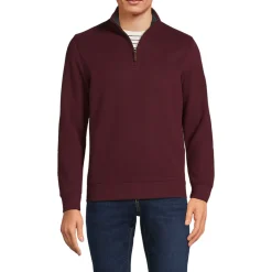 Reißverschluss-Pullover aus Bedford-Ripp für Herren