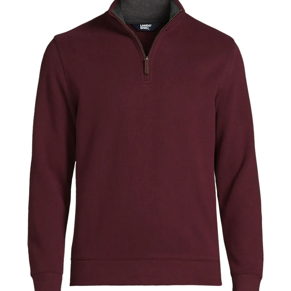 Reißverschluss-Pullover aus Bedford-Ripp für Herren