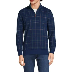 Reißverschluss-Pullover aus Bedford-Ripp für Herren