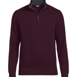 Reißverschluss-Pullover aus Bedford-Ripp für Herren