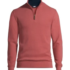 Reißverschluss-Pullover aus Bedford-Ripp für Herren