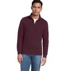 Reißverschluss-Pullover aus Bedford-Ripp für Herren