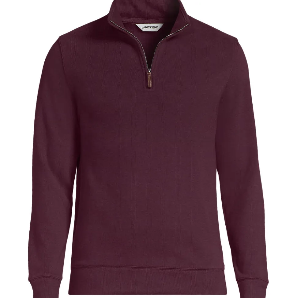 Reißverschluss-Pullover aus Bedford-Ripp für Herren
