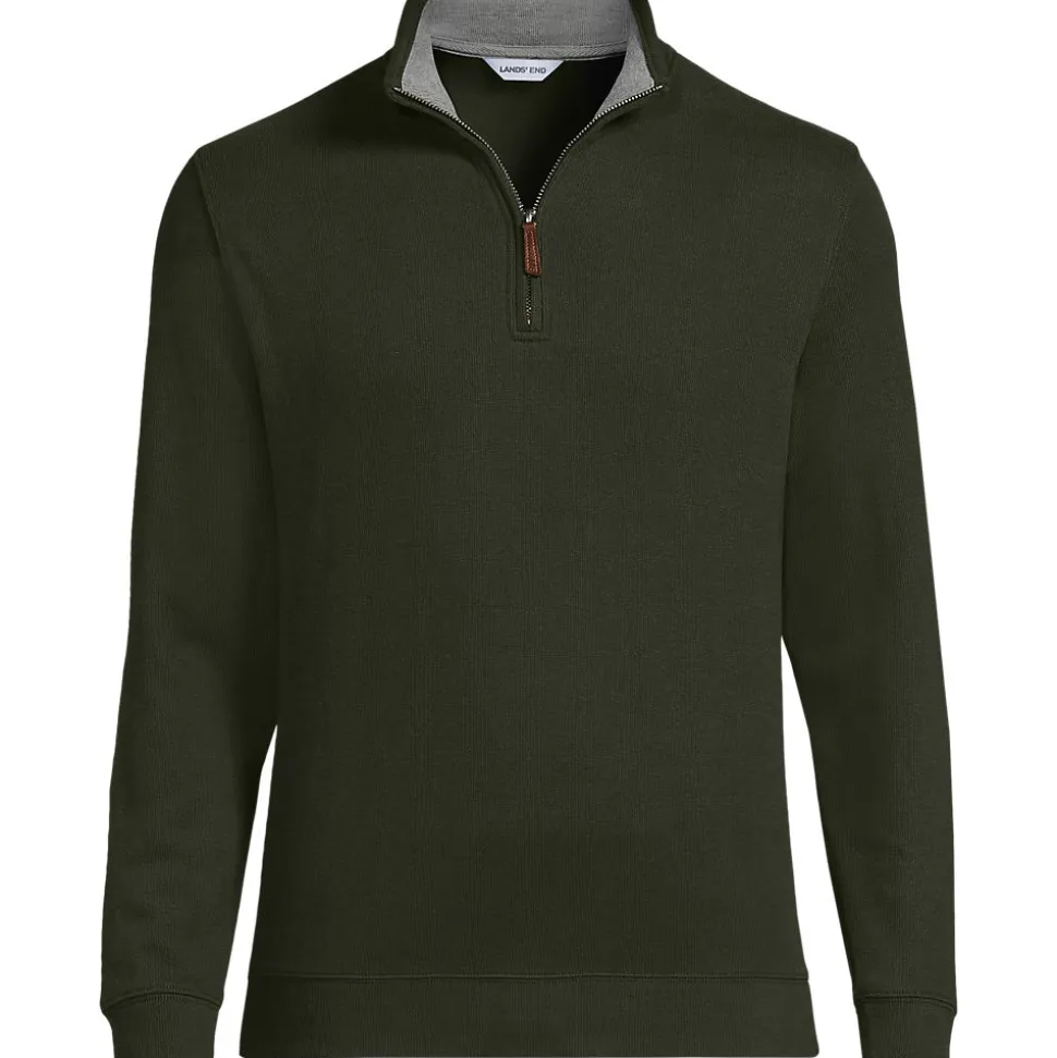 Reißverschluss-Pullover aus Bedford-Ripp für Herren