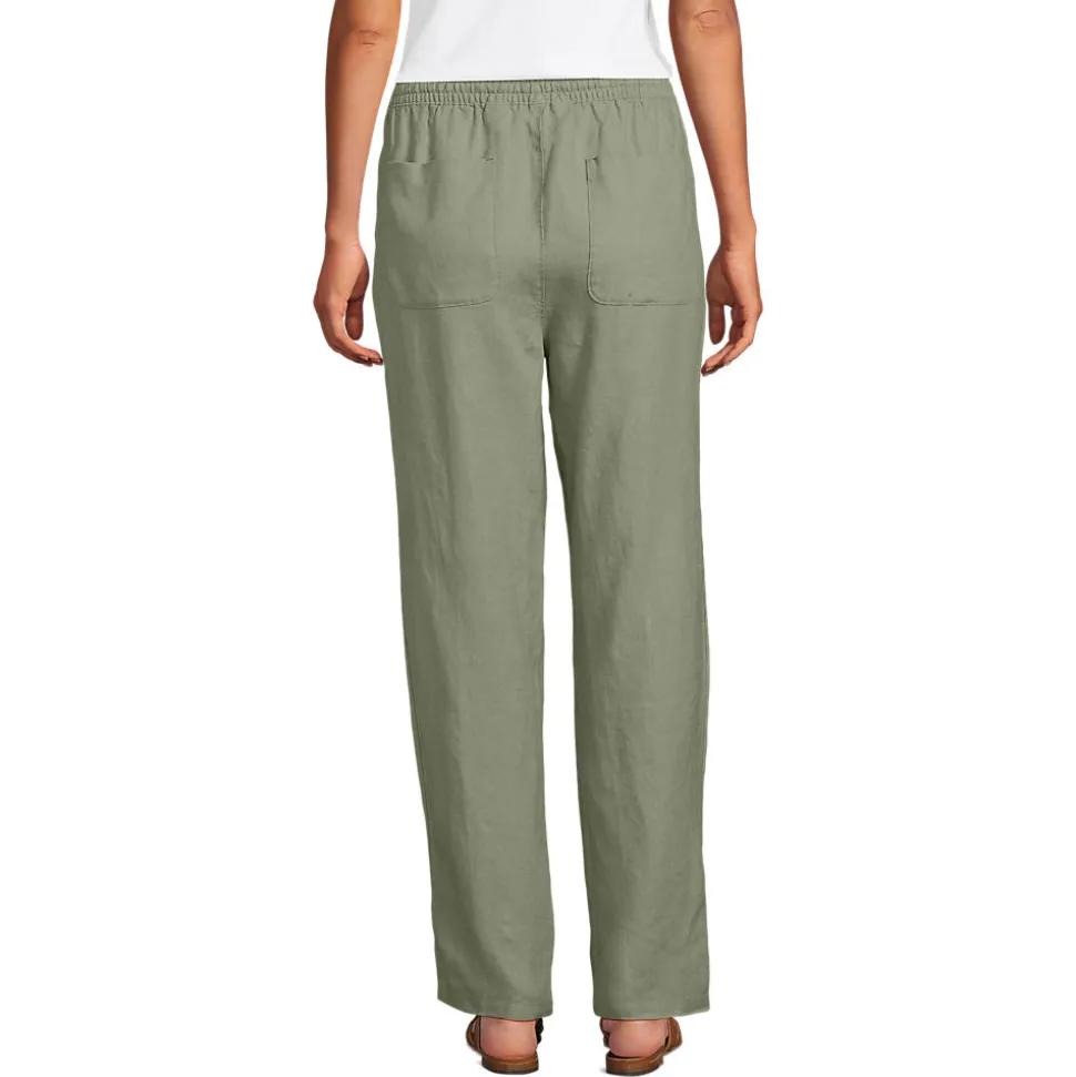 Relaxte Premium Reinleinen-Schlupfhose für Damen
