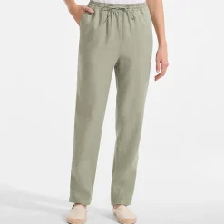 Relaxte Premium Reinleinen-Schlupfhose für Damen