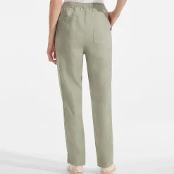Relaxte Premium Reinleinen-Schlupfhose für Damen