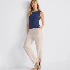 Relaxte Premium Reinleinen-Schlupfhose für Damen