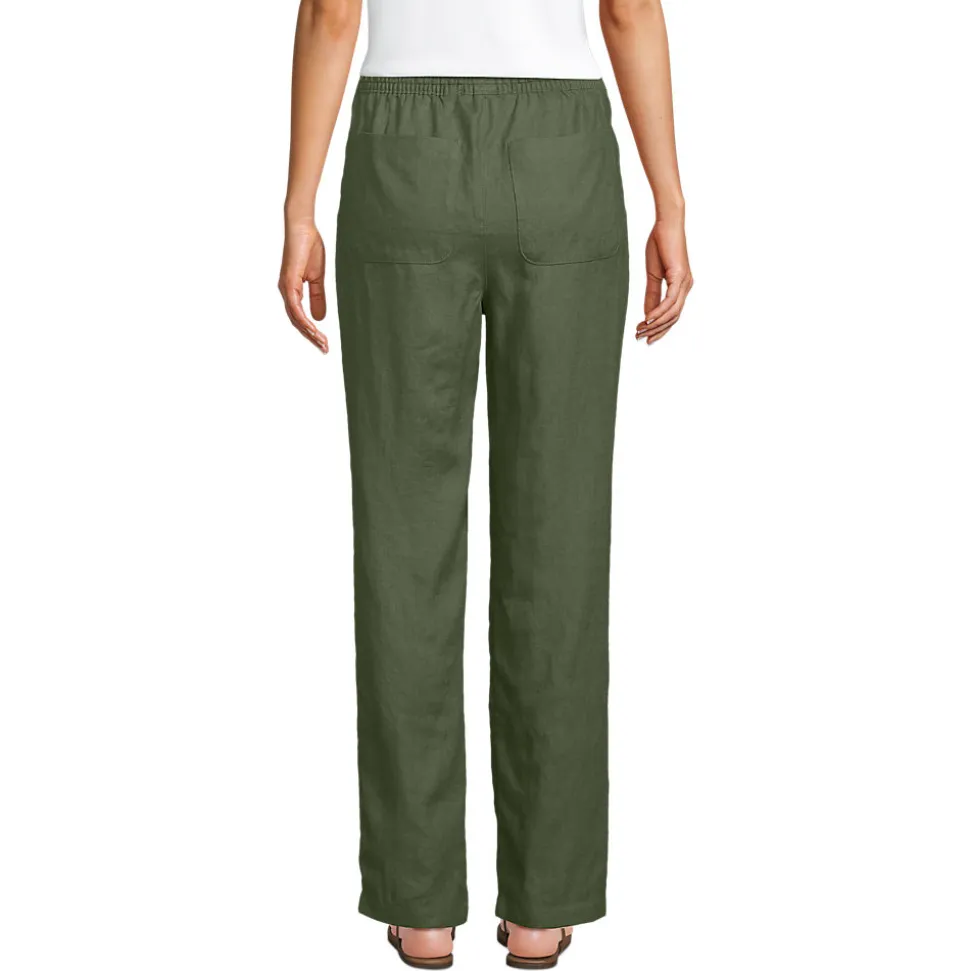 Relaxte Premium Reinleinen-Schlupfhose für Damen