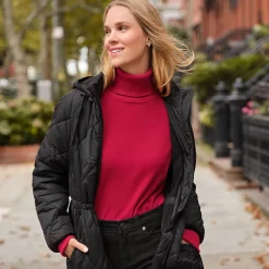 Relaxter Rollkragenpullover für Damen