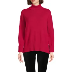Relaxter Rollkragenpullover für Damen