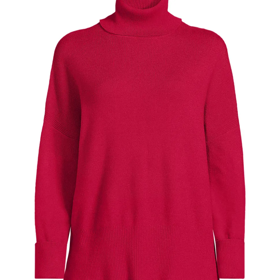 Relaxter Rollkragenpullover für Damen