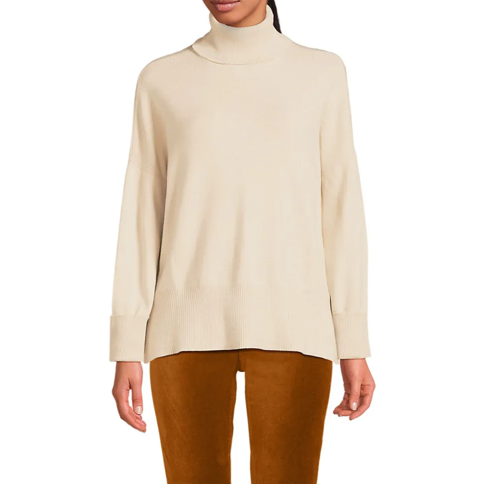 Relaxter Rollkragenpullover für Damen