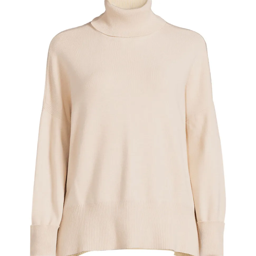 Relaxter Rollkragenpullover für Damen