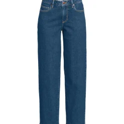 Relaxte Soft Denim Straight Fit 7/8-Jeans für Damen