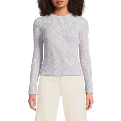 Rippstrick-Pullover aus Baumwollmix für Damen