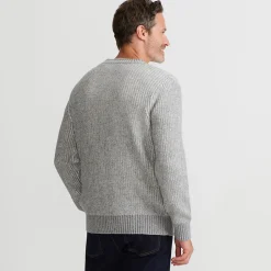 Rippstrick-Pullover für Herren