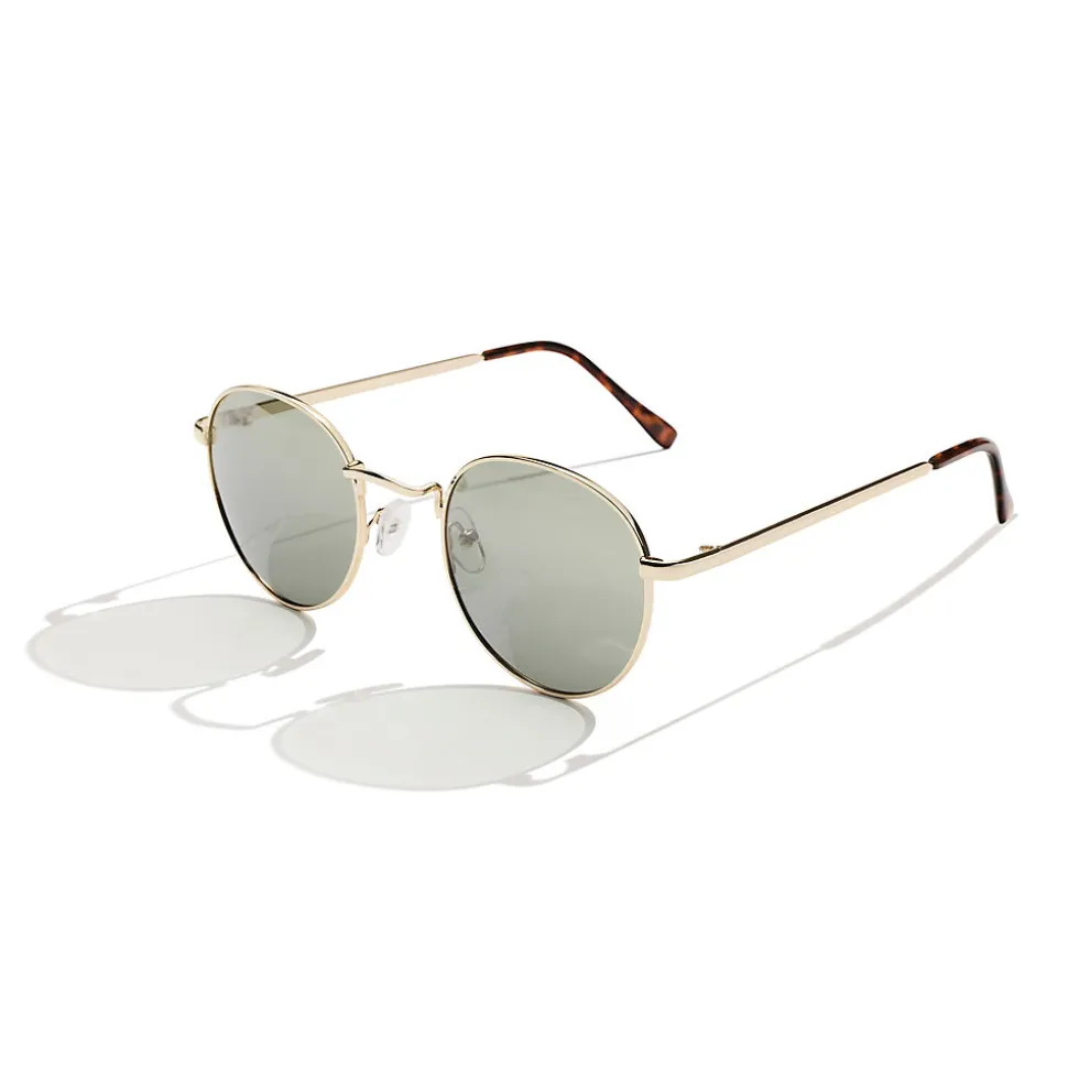 RISING Unisex-Sonnenbrille mit runden Gläsern