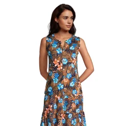 Ärmellose Crinkle-Bluse für Damen