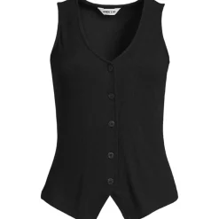 Ärmellose Feinstrick-Weste für Damen