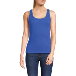 Ärmelloses Ajour-Top für Damen